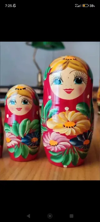 Matrioska russa originale dipinta a mano