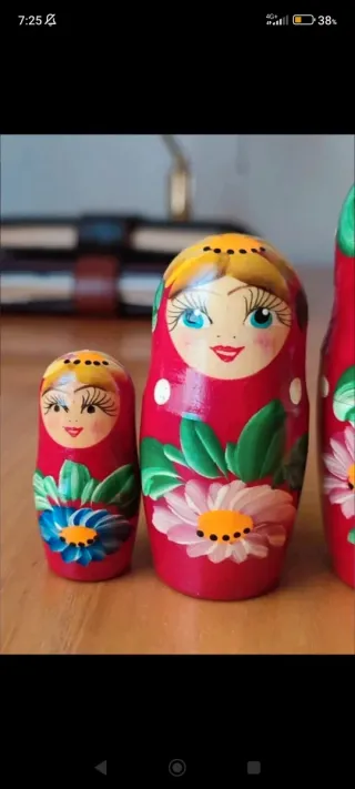 Matrioska russa originale dipinta a mano