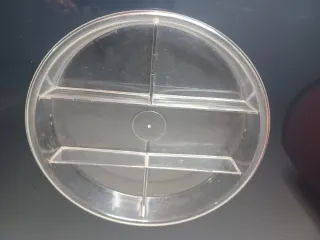 Cesta Costura Vintage en Piel Roja Años 1970