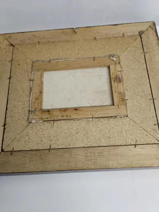 Cuadro Pintura Paisaje Cabaña