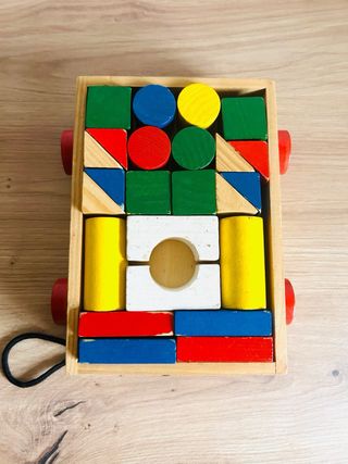 Brinquedo Montessori Madeira Encaixe Formas