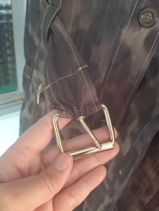 Gabardina Estampado Animal Yera Mujer Talla 46