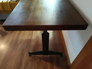 Mesa Escritorio Madera y Patas Metal