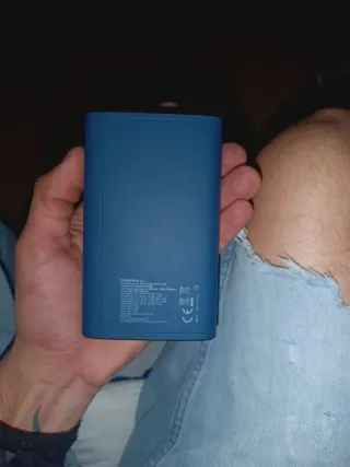 Batería Portátil 20000 mAh Azul Carga rápida X3