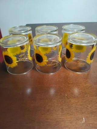 Set 6 Bicchieri Girasole