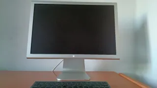 Apple Cinema Display 20 Monitor Plata