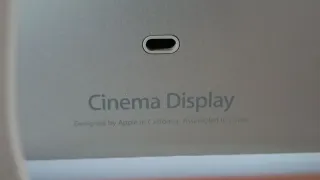 Apple Cinema Display 20 Monitor Plata