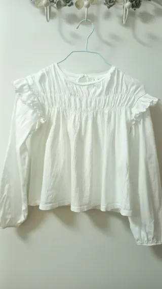 Camisa blanca Mango