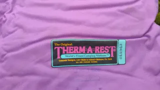 Colchoneta Termarest Autoinflable Camping