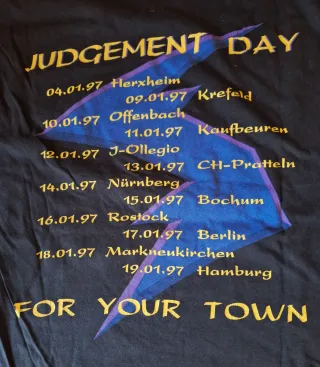 Camiseta SINNER tour 97 manga larga