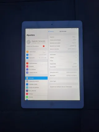 iPad Air 1 16gb Plata