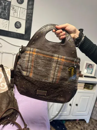 Bolso Maluca Marrón Piel Sintética