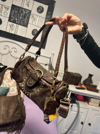 Bolso Maluca Marrón Piel Sintética