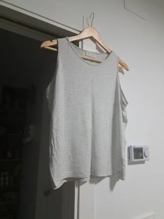 Camiseta Zara Gris Talla S