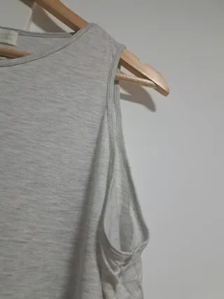 Camiseta Zara Gris Talla S