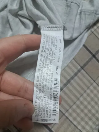 Camiseta Zara Gris Talla S