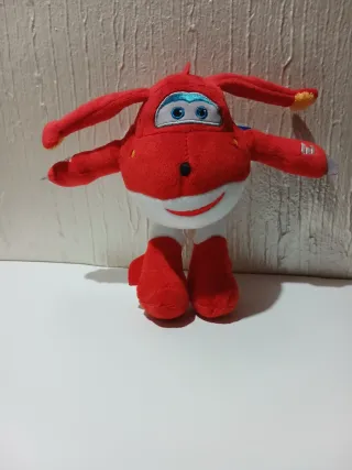 Peluche Avión Rojo Super Wings 16/ 17cm