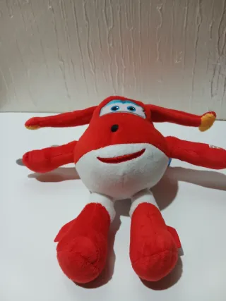 Peluche Avión Rojo Super Wings 16/ 17cm