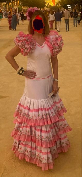 Vestido Flamenca Feria Talla Única