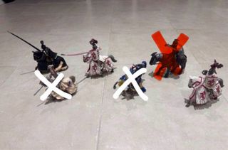 Figuras Caballeros Medievales Montados Schleich