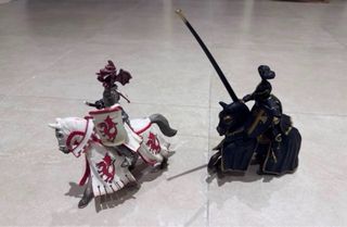 Figuras Caballeros Medievales Montados Schleich