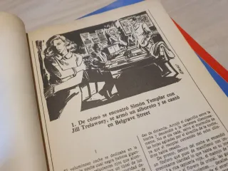 Lote de siete novelas cómic policíacas de los 80