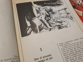 Lote de siete novelas cómic policíacas de los 80