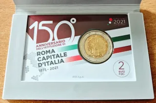 Coincard Italia 2021 Roma Capitale d'Italia 150 An