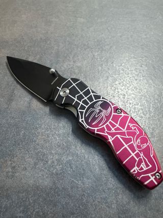 Navaja Spiderman 7cm Hoja