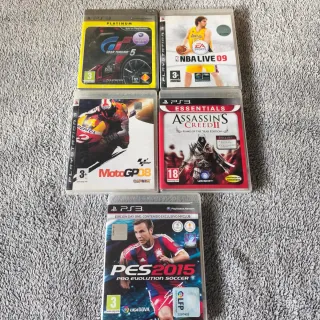 Lote 4 juegos ps3 + juego de regalo