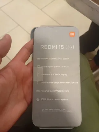 Dos móvil Xiaomi Redmi 15 5G 256g nuevo