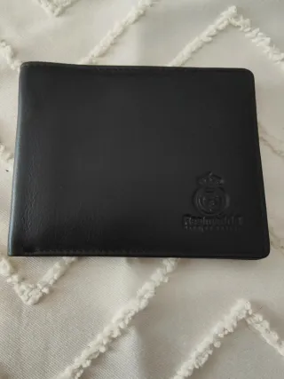 Cartera Real Madrid Piel Negra