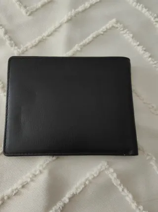 Cartera Real Madrid Piel Negra