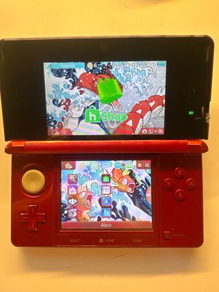 Nintendo 3DS Roja Liberada + 32GB SD + Juegos