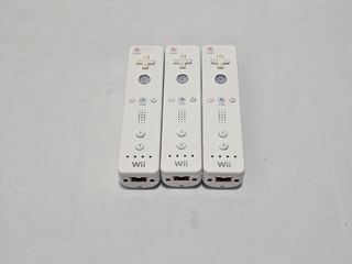 3 mandos wii blanco originales nintendo wii