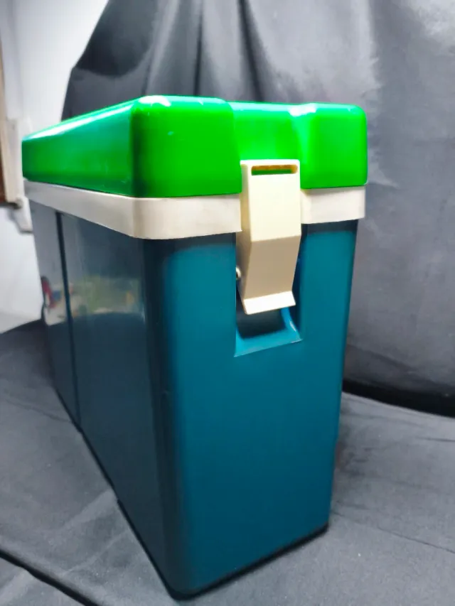 Nevera Vintage Azul y Verde Años 80