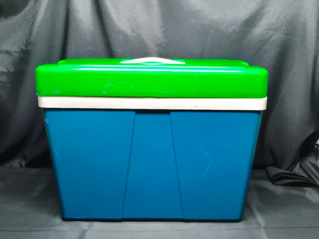 Nevera Vintage Azul y Verde Años 80