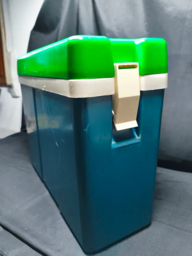 Nevera Vintage Azul y Verde Años 80