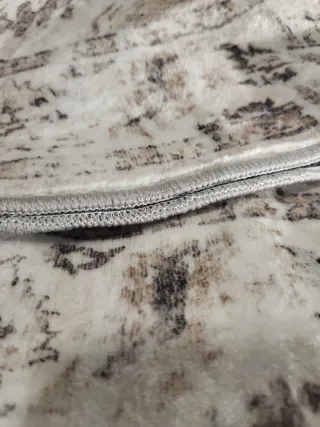 Alfombra Redonda Estilo Vintage Lavable 1.2m