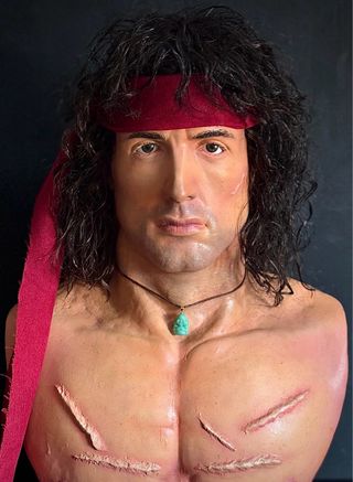 Busto Rambo II Life Size