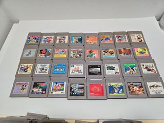 JP - lote 125 juegos game boy originales