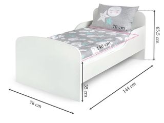 Cama infantil 70x140 cm + regalos