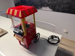 Palomitera electrica Vintage Roja y Dorada