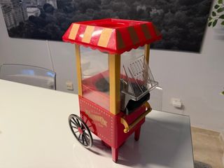 Palomitera electrica Vintage Roja y Dorada