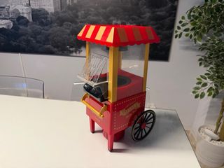 Palomitera electrica Vintage Roja y Dorada