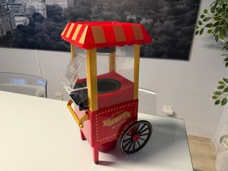 Palomitera electrica Vintage Roja y Dorada