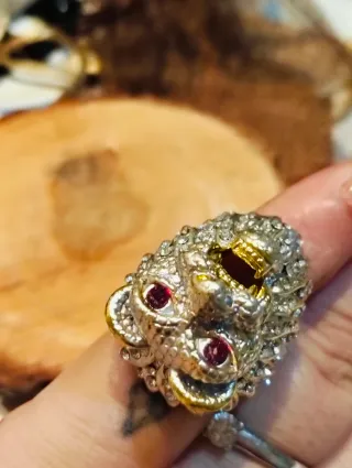 Anillo Diseño León Hombre