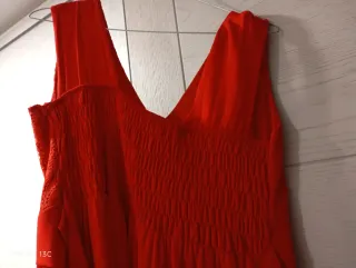 Vestido largo fiesta rojo