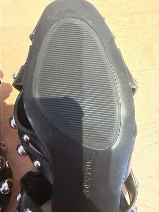 Sandalias Stradivarius Talla 36 Tachas Negras