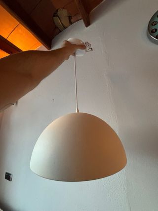 Lámpara Suspensión Domo Beige